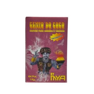 Genie Coco Hexagonal Charcoal– Mya, 64 pieces